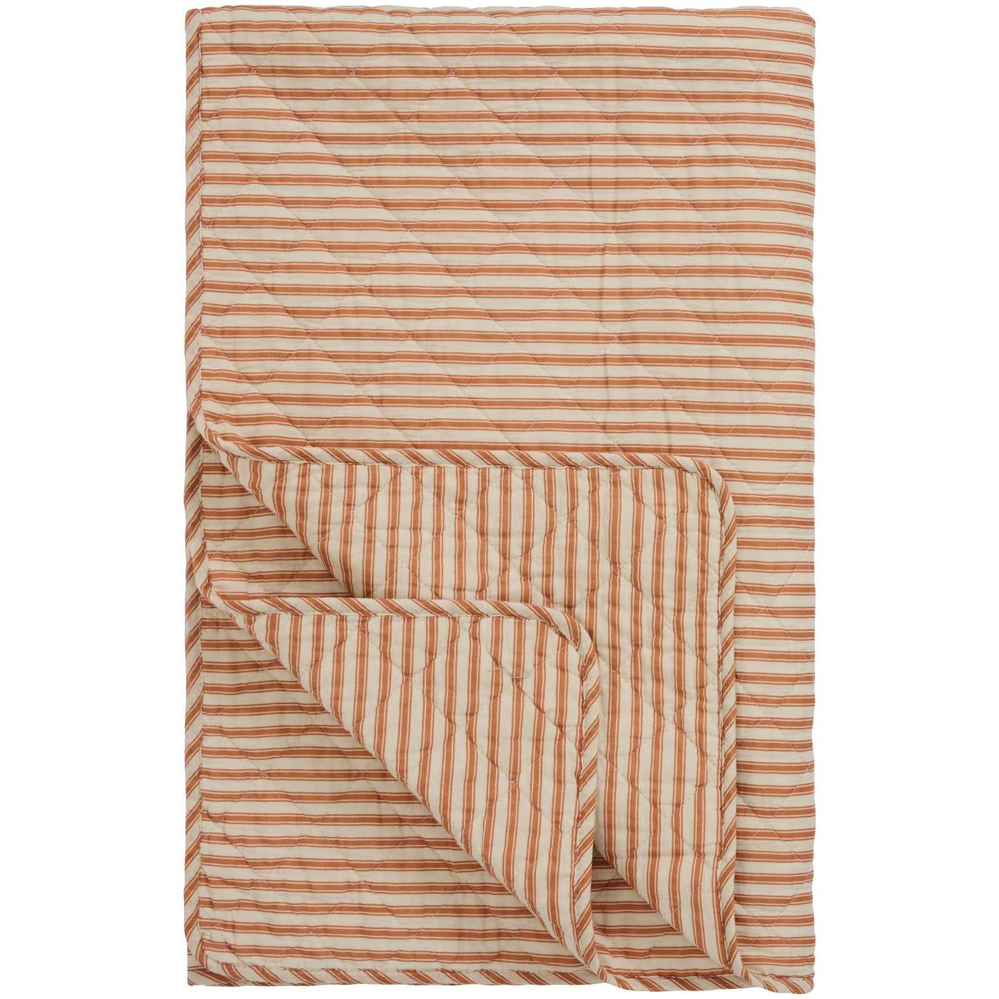 Autumn Sienna Stripe Sofa Quilt