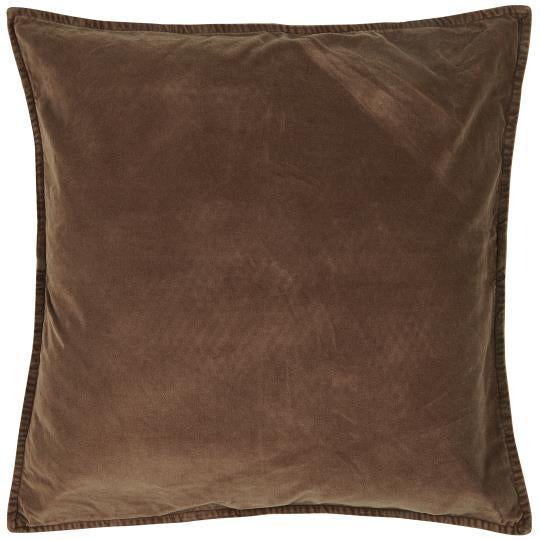 Autumn Chocolate Velvet Cushion