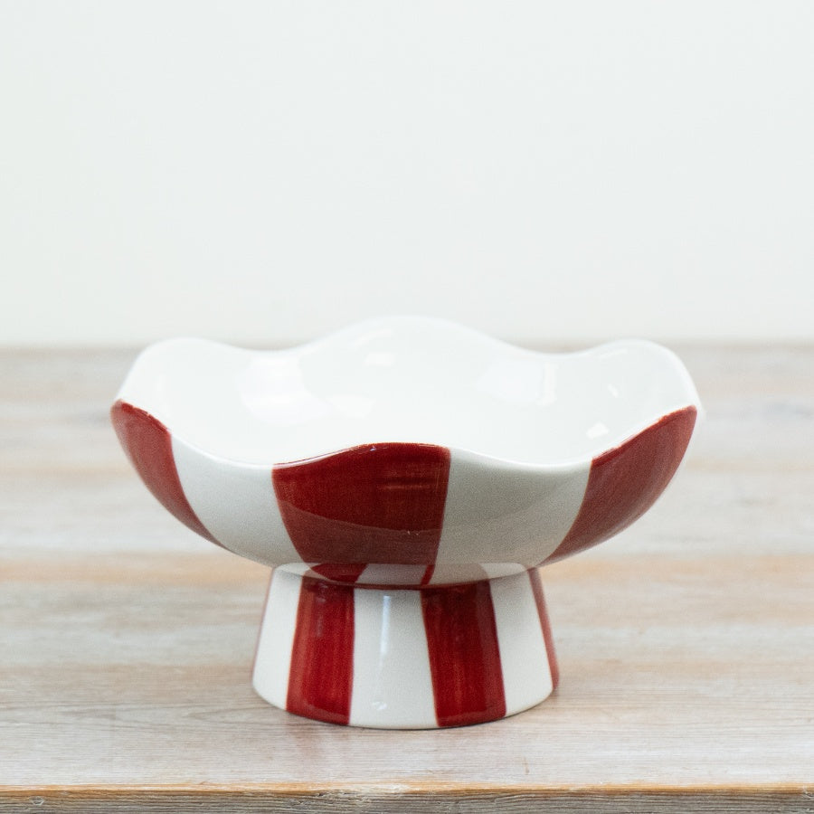 Christmas Red Candy Bowl  2 Sizes