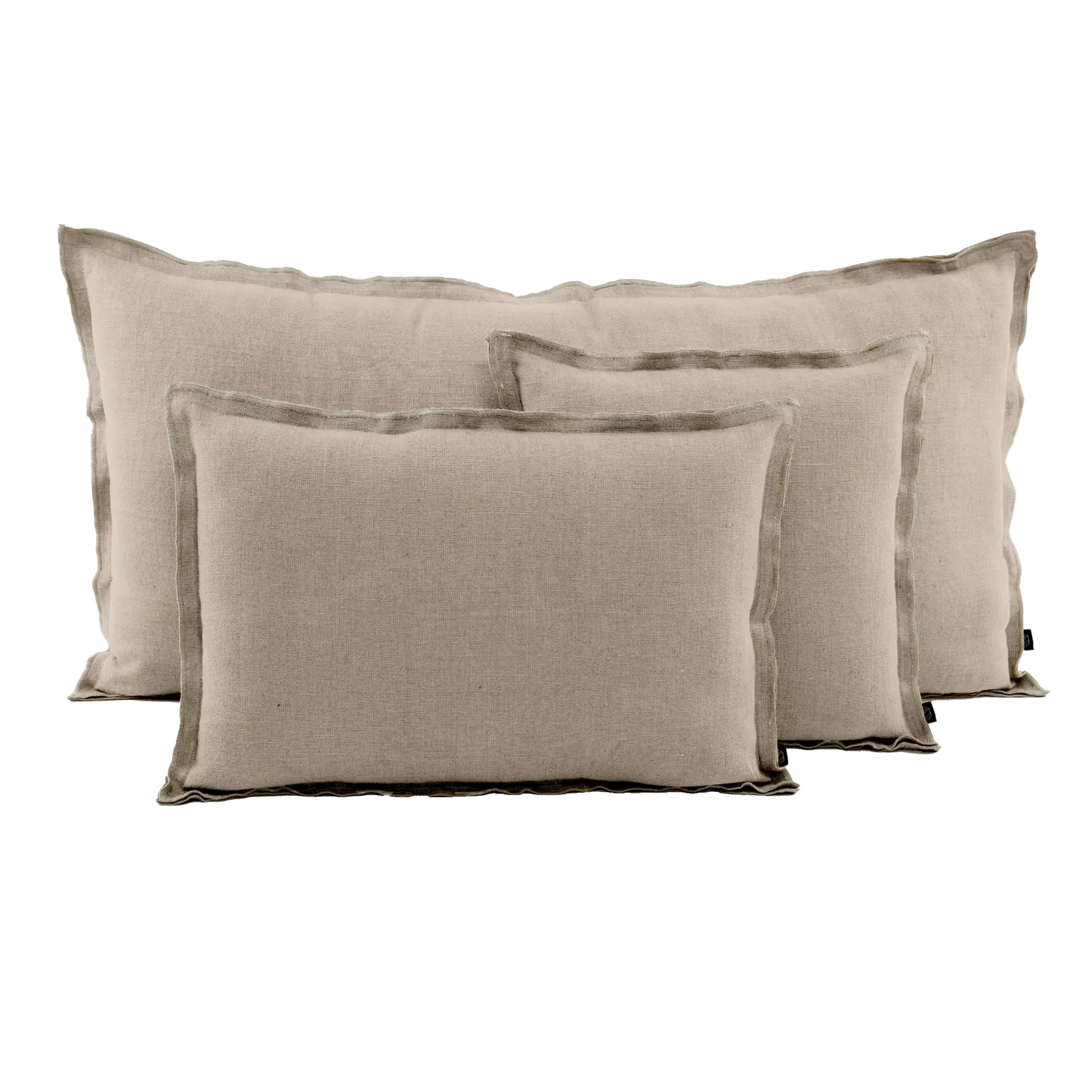 Seoni Natural Linen Cushions & Bedrunner