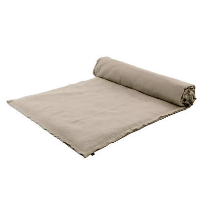 Seoni Natural Linen Cushions & Bedrunner