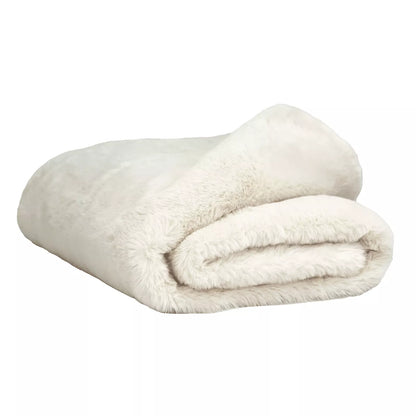 Chamonix Faux Fur Bedspread 2 Colours