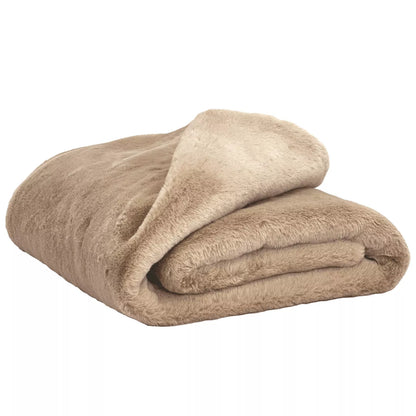 Chamonix Faux Fur Bedspread 2 Colours