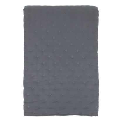 Midnight Quilted Aix Bedspread