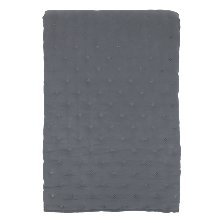 Midnight Quilted Aix Bedspread