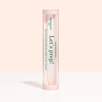 MANUCURIST Let’s Prep! Glass Nail Accessory Trio