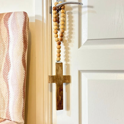 Wooden Cross Hanger