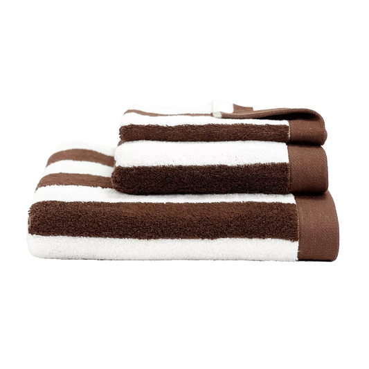 Santorini Ganache Stripe Towels