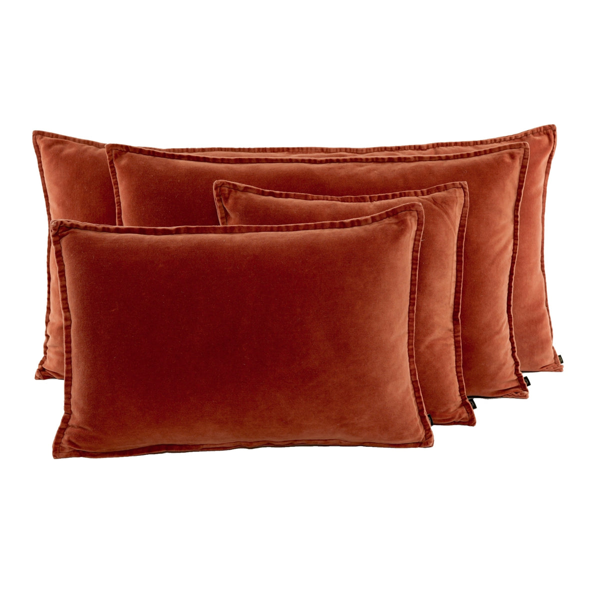 Manhattan Brick Velvet Cushion 3 Sizes