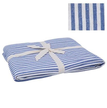 Coastal Stripe Tablecloth & Napkins