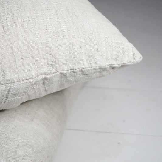Natural Pure Linen Cushion  3 Sizes